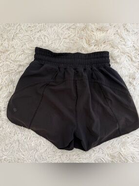 lululemon Black Track That Shorts Size 4